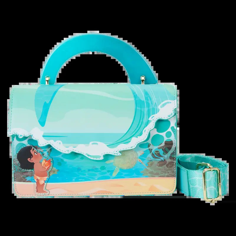 Young Moana Ocean Wave Crossbody Bag