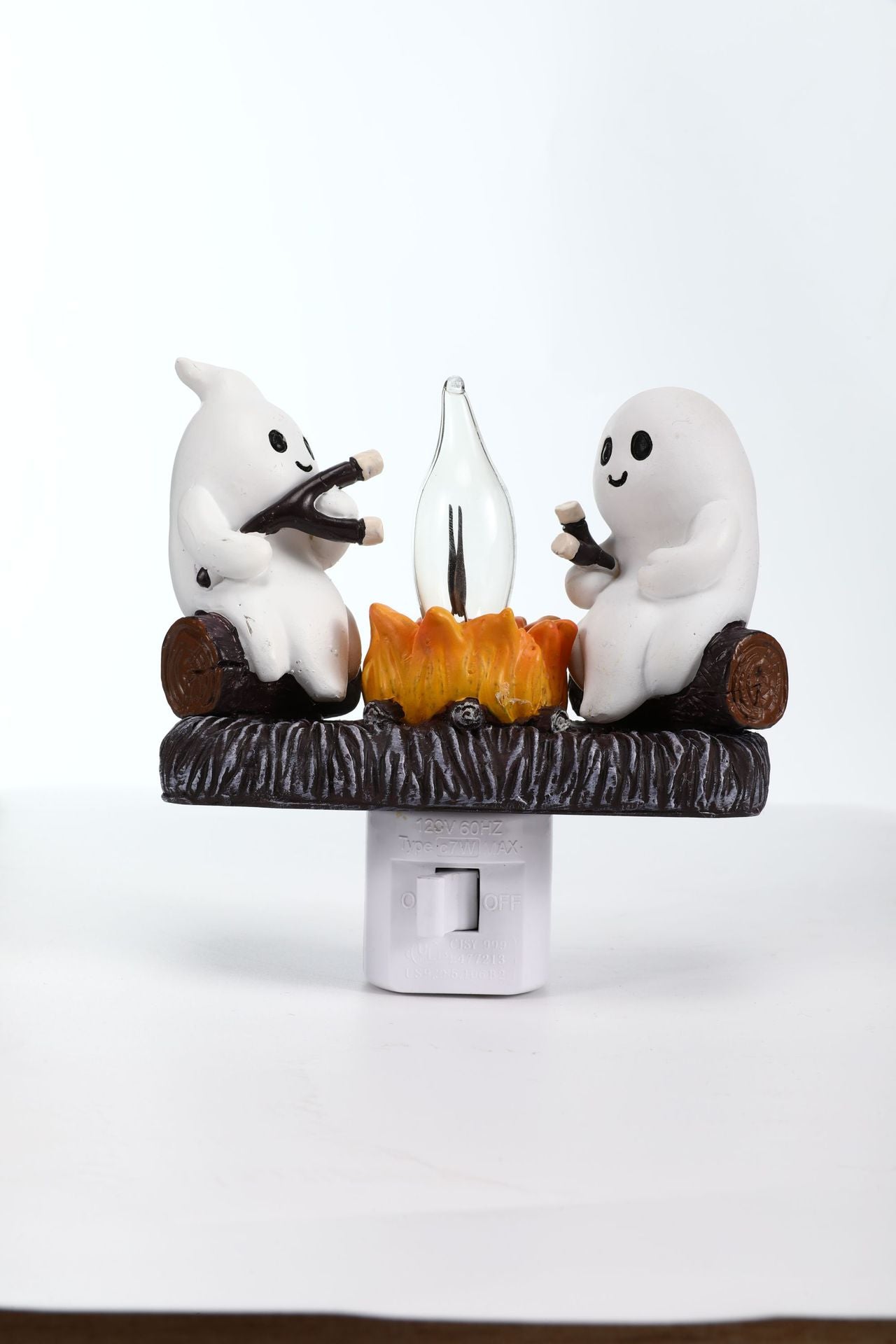 Halloween Decoration 2024 New GHOSTS ROASTING CAMPFIRES MORES Chost Design Lamp Halloween Home Decorations