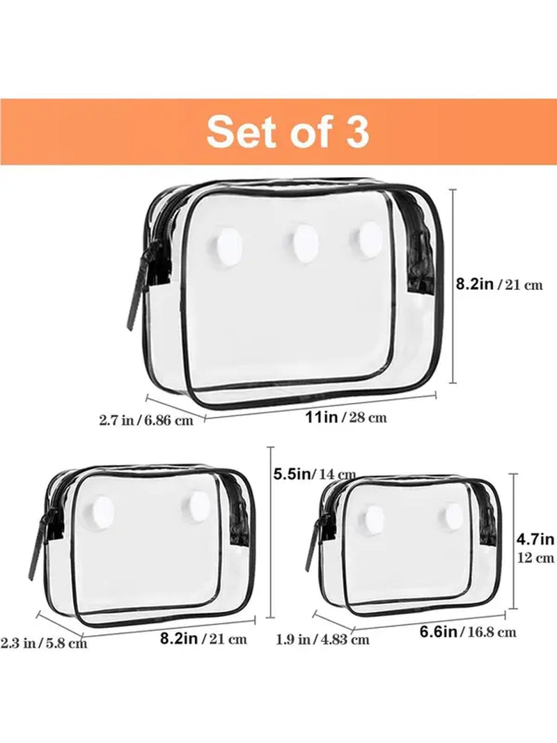 Clear Storage Bag, 2024 New Style Transparent Bag Storage Bag for Women and Men, Waterproof Bag for Beach Bag Toiletry Bag Suitable for Beach Daily Use